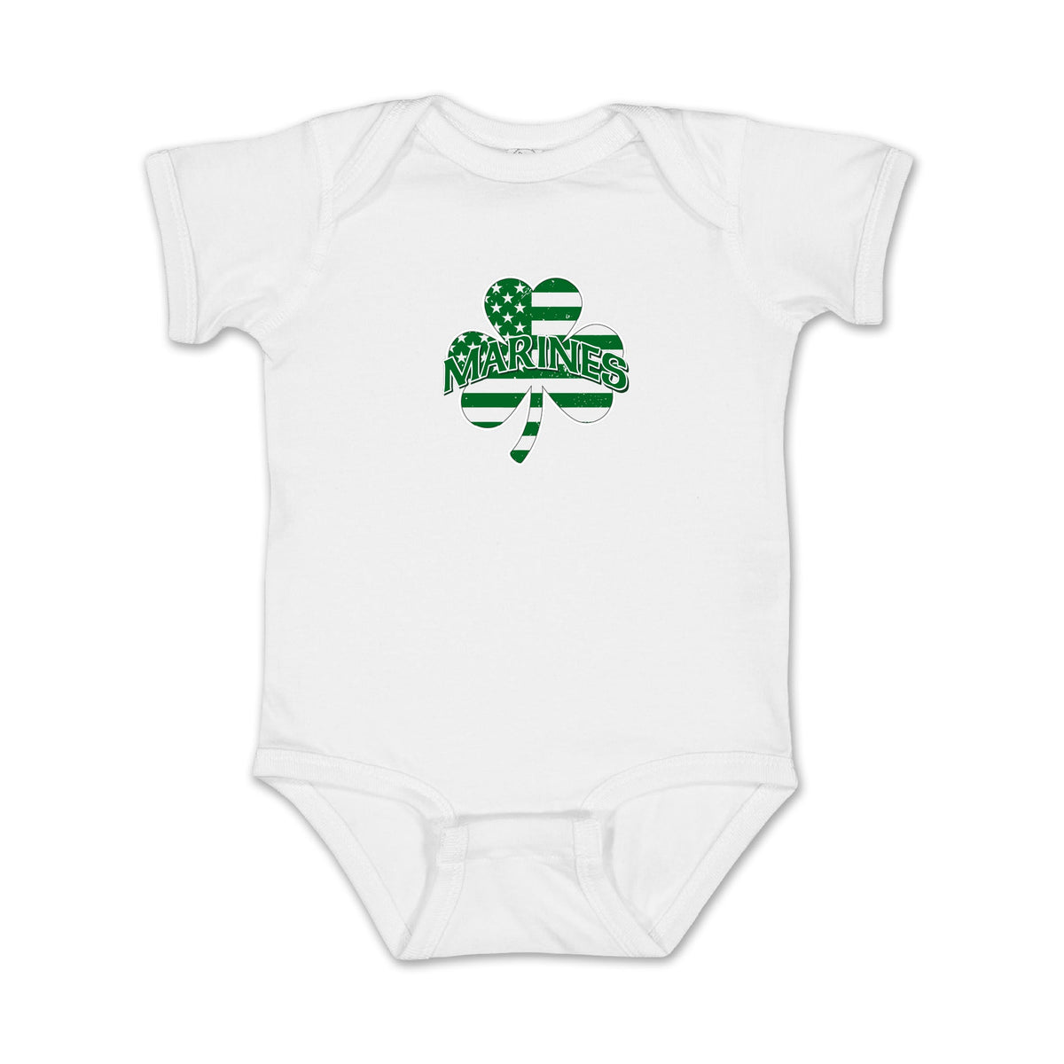 Marines Shamrock Infant Romper