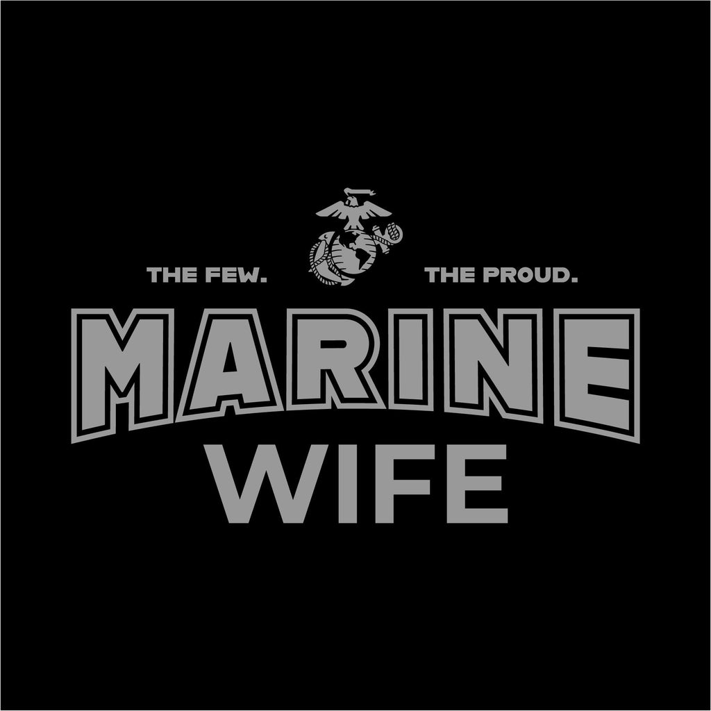 Marines Wife Women's T-Shirt (Black)