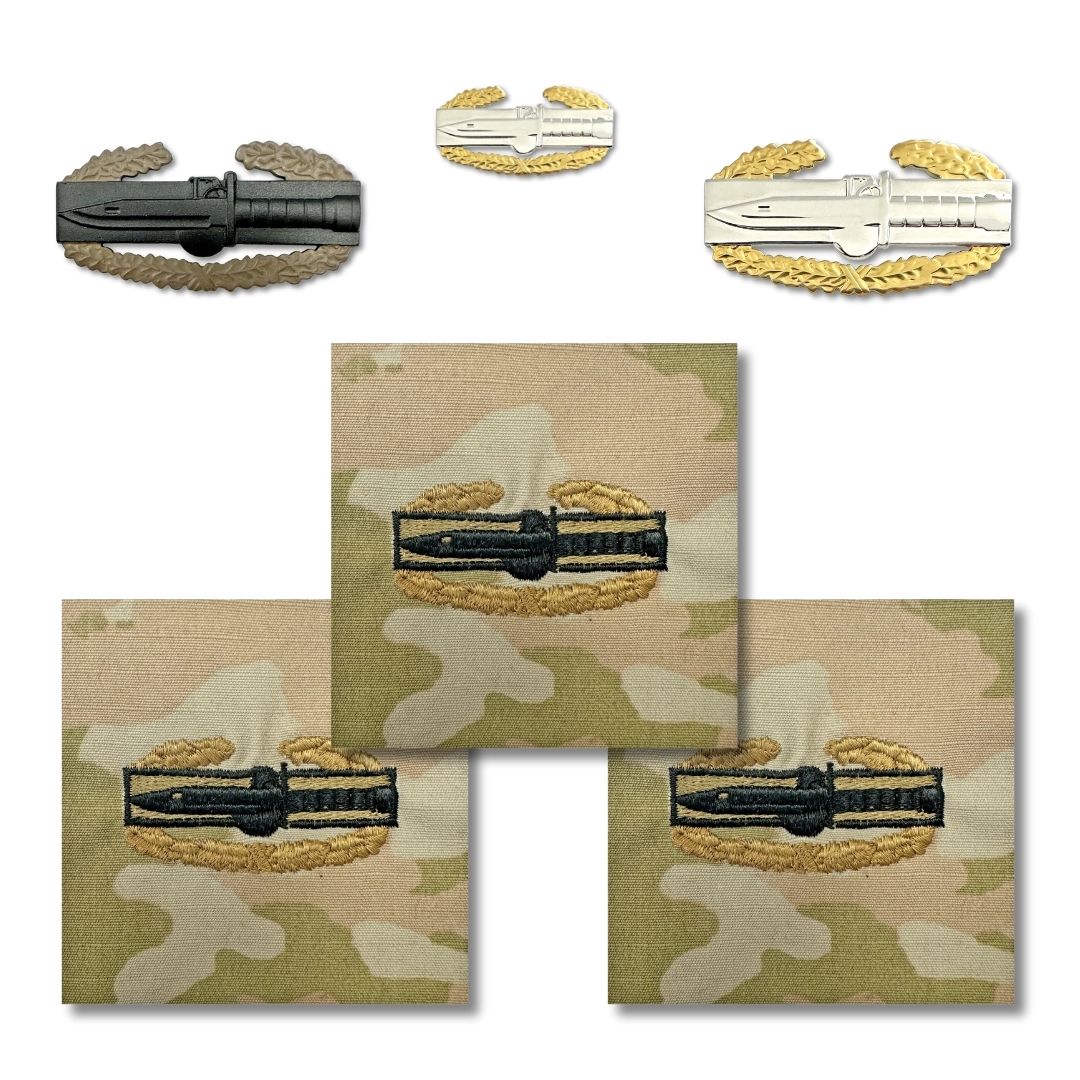 U.S. Army STA-BRITE® Master Combat Action (1AWD) Badge Bundle