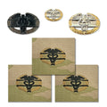U.S. Army STA-BRITE® Master Combat Medical (1AWD) Badge Bundle