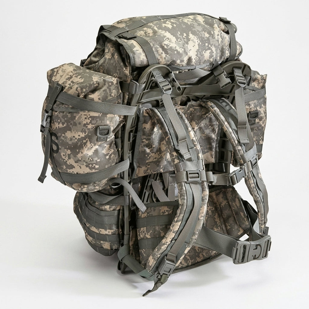 Large ACU MOLLE II Rucksack with Sustainment Pouches