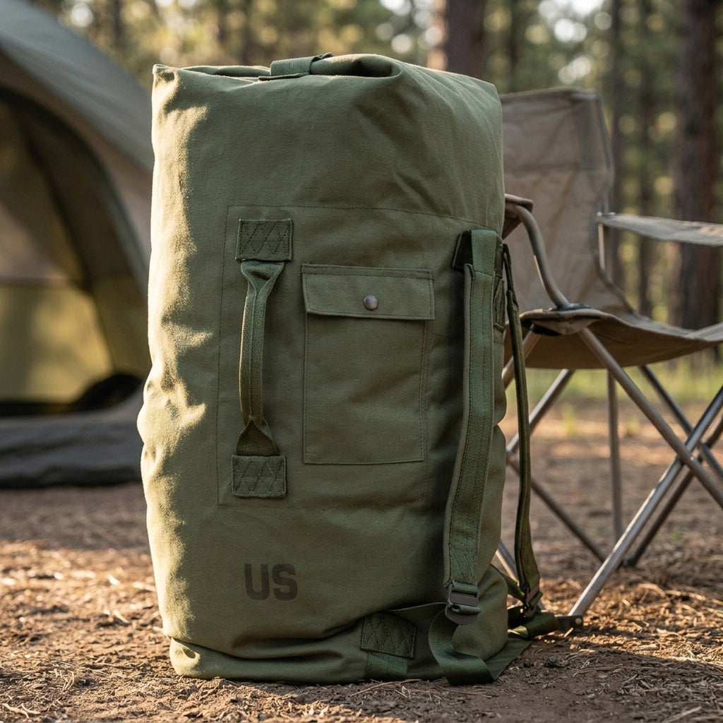 Top Loading Duffle Bag - OD -  Used