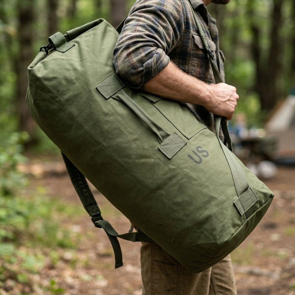 Top Loading Duffle Bag - OD -  Used