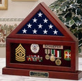 Flag Display Case , Flag Medal and Base