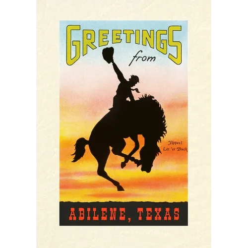 Vintage Lined Notebook Greetings from Abilene