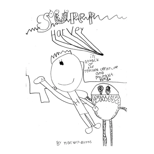 Super Harvey: Attack of the Teacher Creature and Mutant Nerd - Paperback
