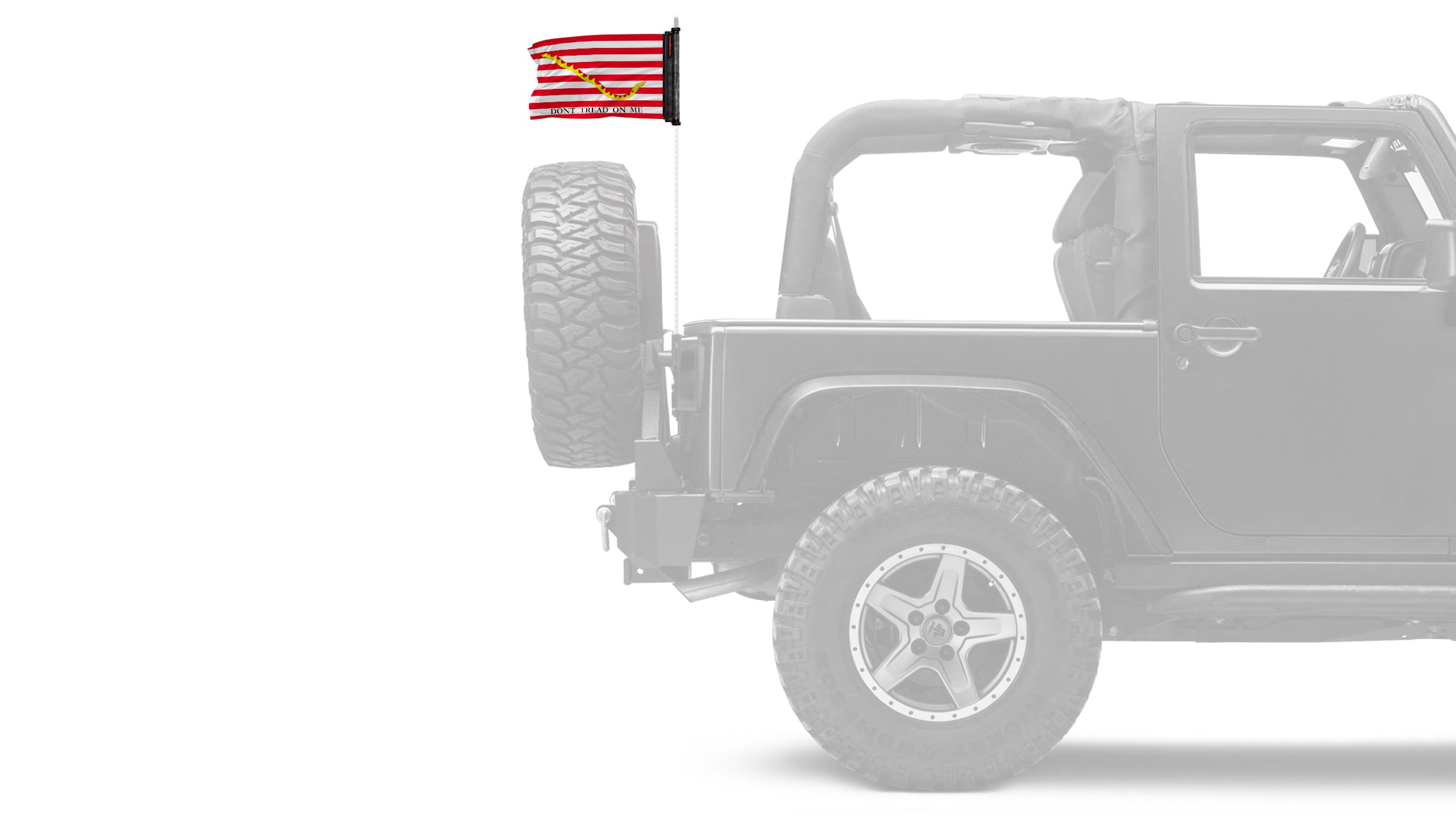 1st Navy Jack 12"x18" Forever Wave Flag for Jeep Wrangler JLU 4-Door 2018-Present