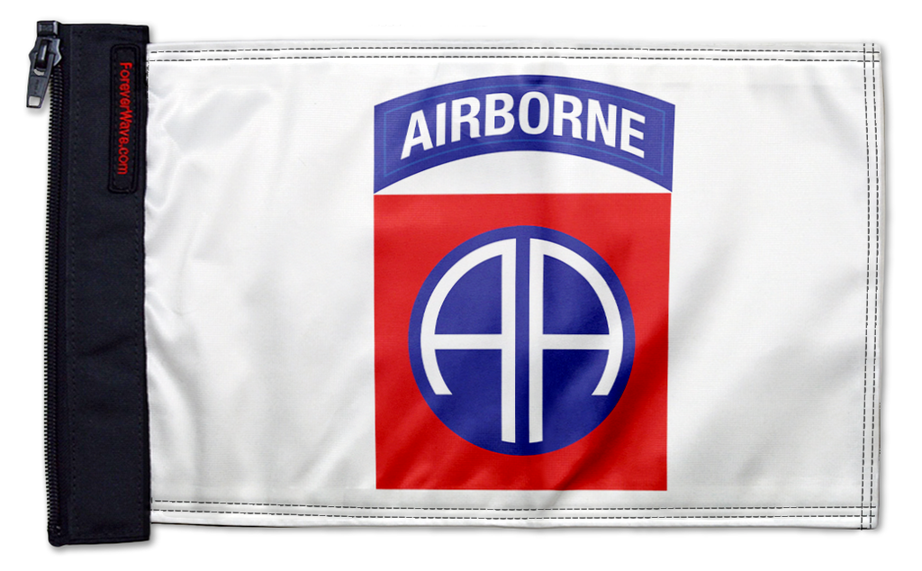 Airborne 82nd Division 12"x18" Forever Wave Flag