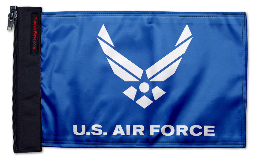 Air Force Blue 12"x18" Forever Wave Flag