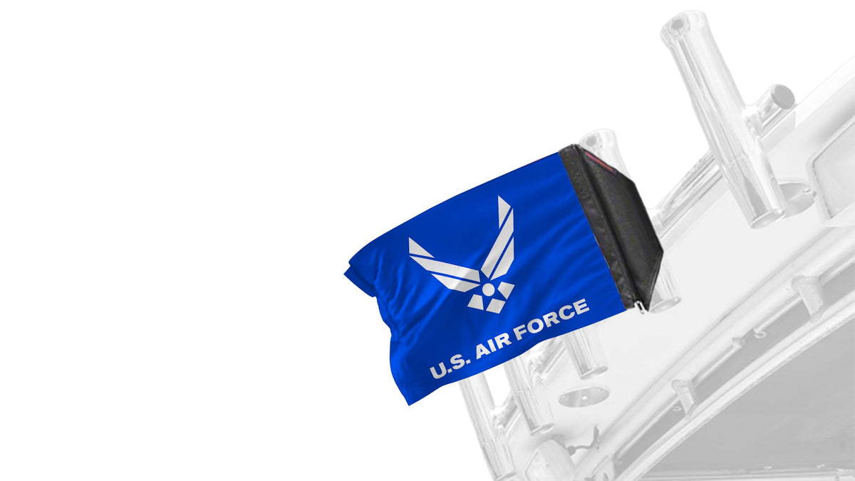 Air Force Blue 12"x18" Forever Wave Flag