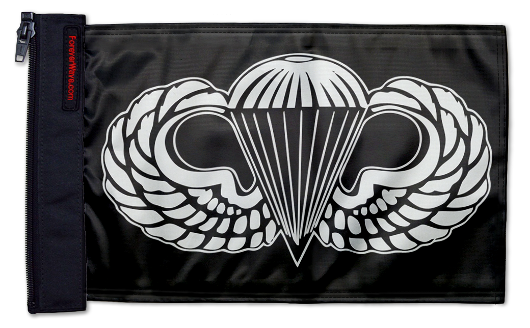 Airborne 12"x18" Forever Wave Flag