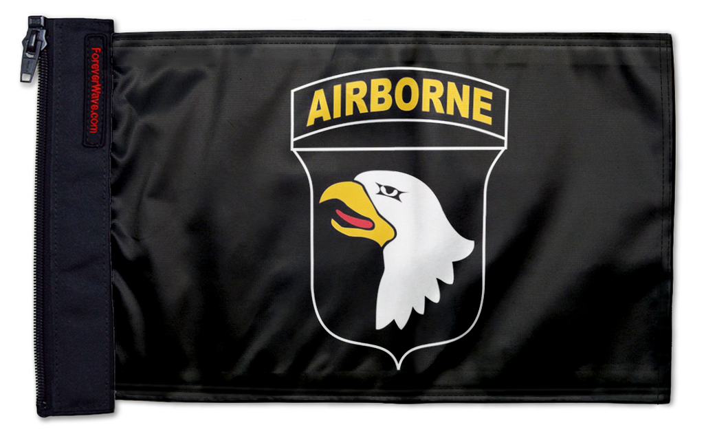 Airborne 101st Division 12"x18" Forever Wave Flag