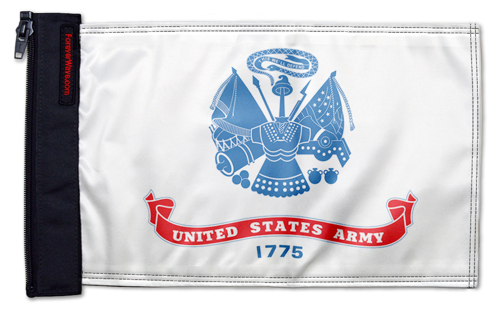 Army 12"x18" Forever Wave Flag