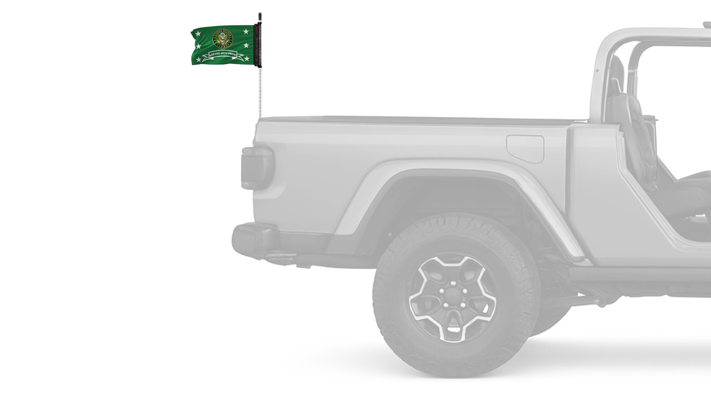 Army Served With Pride 12"x18" Forever Wave Flag