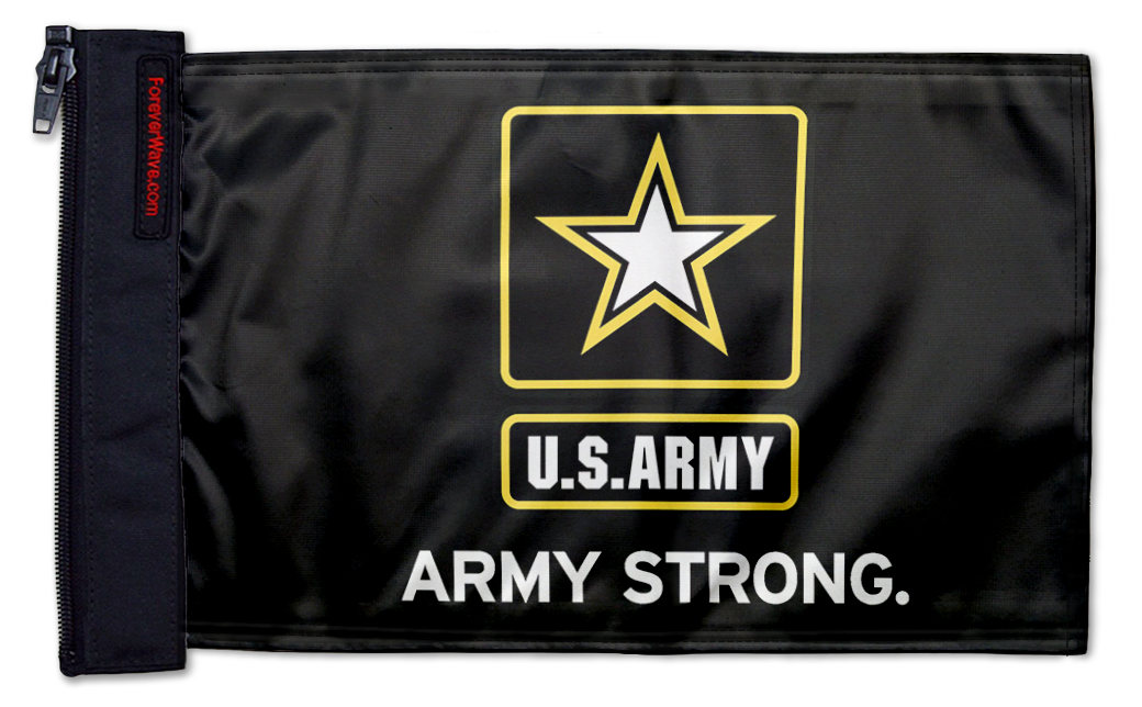 Army Strong 12"x18" Forever Wave Flag