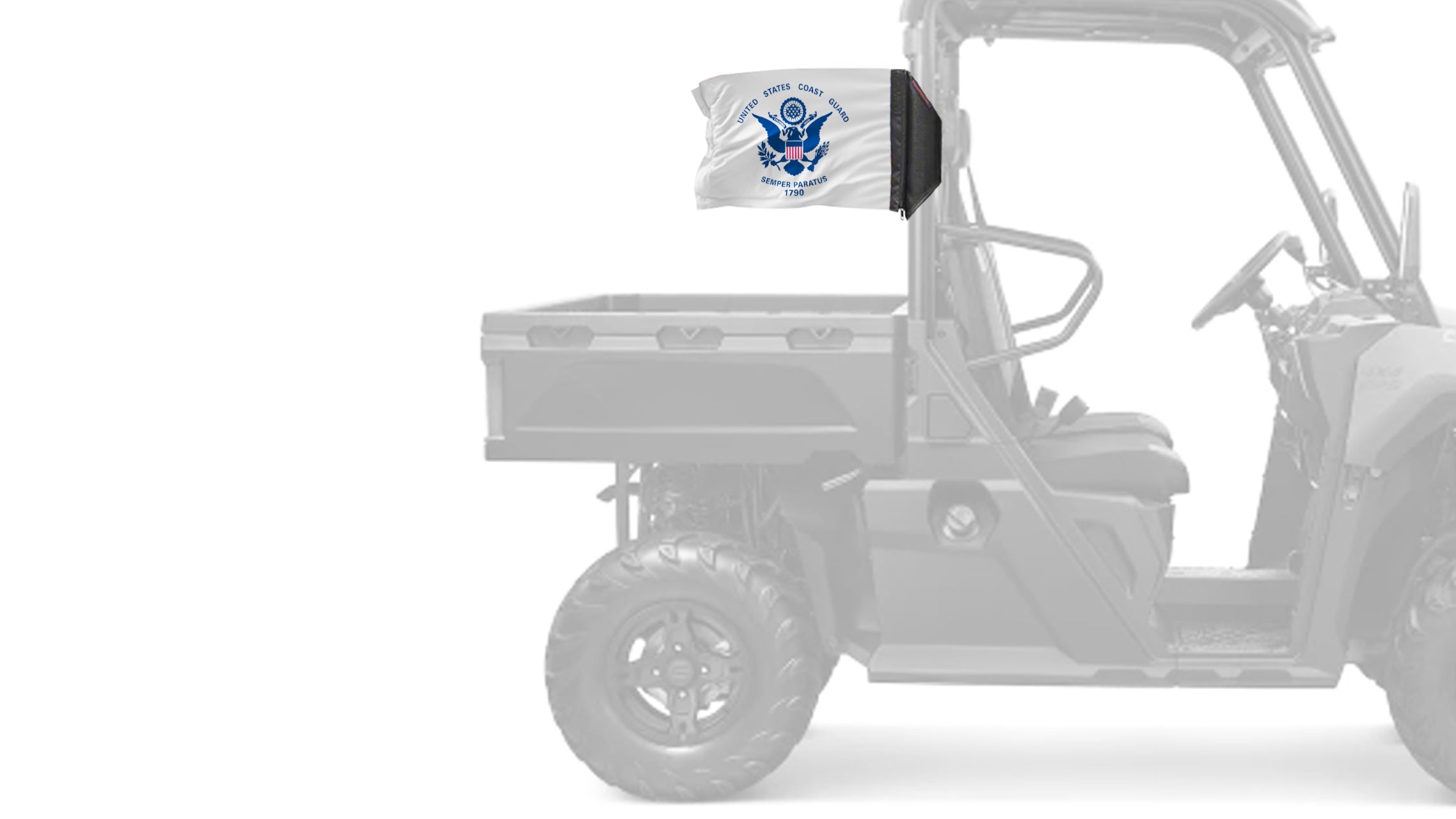 Coast Guard 12"x18" Forever Wave Flag