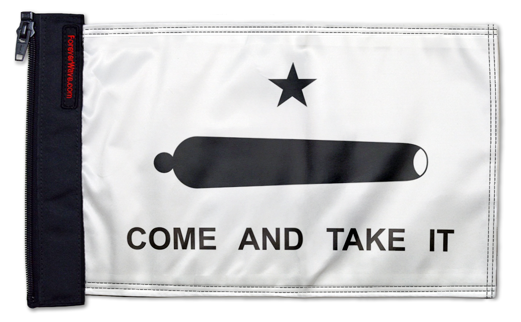 Gonzales 12"x18" Forever Wave Flag for Jeep Wrangler LJ 2003-2006