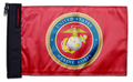 Marines Emblem 12"x18" Forever Wave Flag