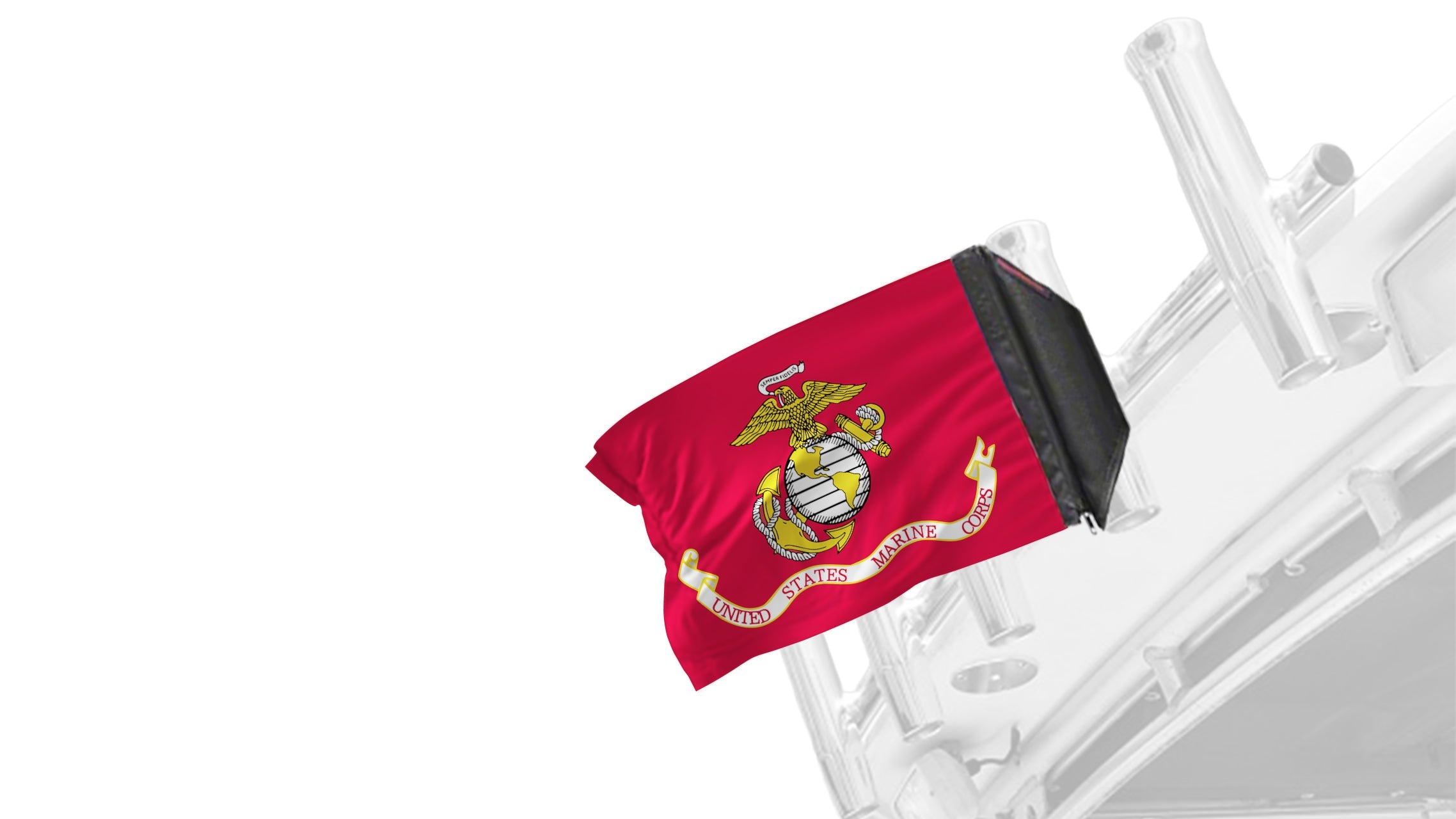 Marines 12"x18" Forever Wave Flag