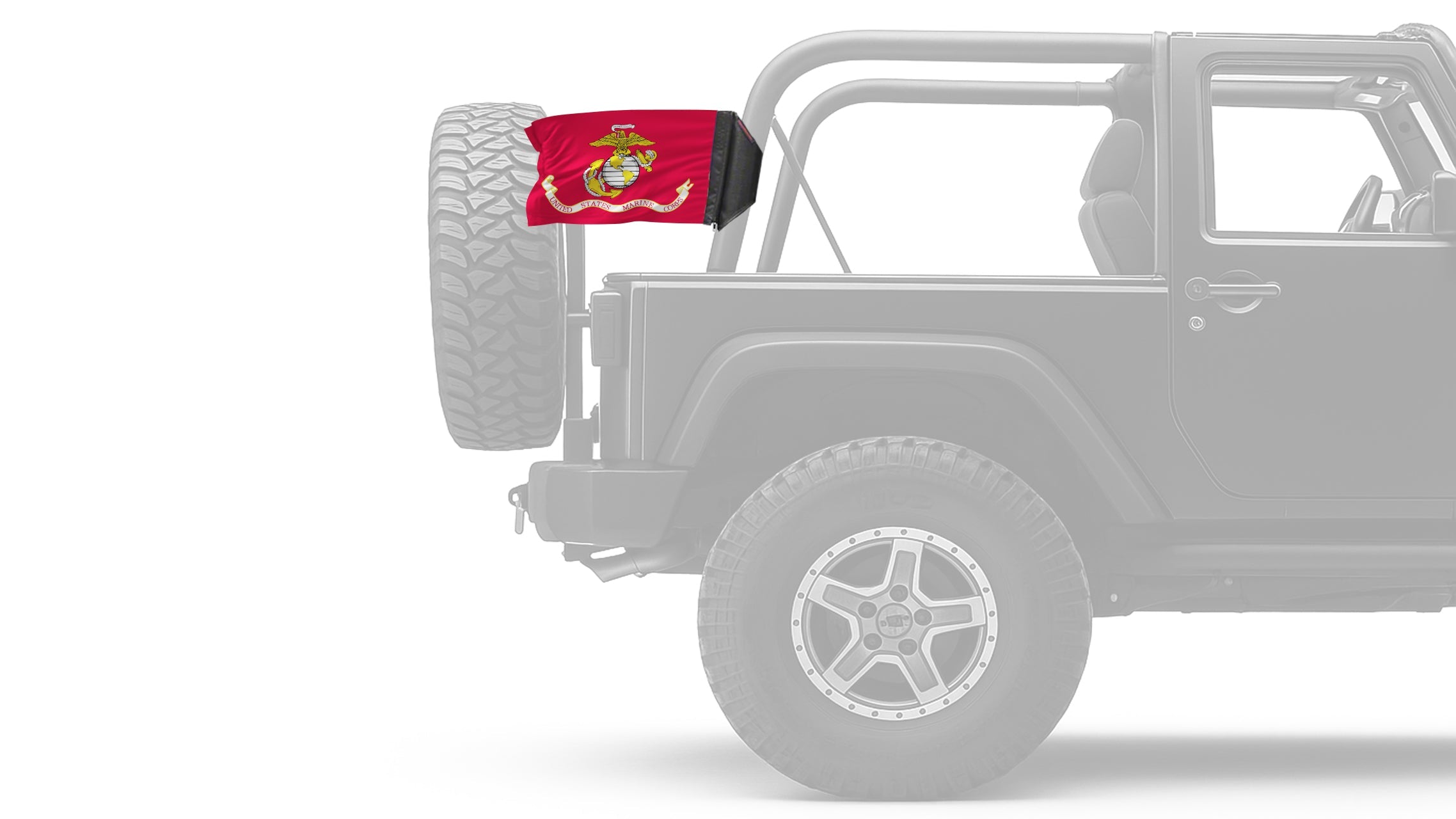 Marines 12"x18" Forever Wave Flag