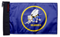 Navy Seabees 12"x18" Forever Wave Flag