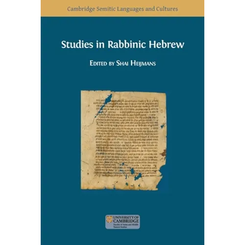 Studies in Rabbinic Hebrew - Paperback