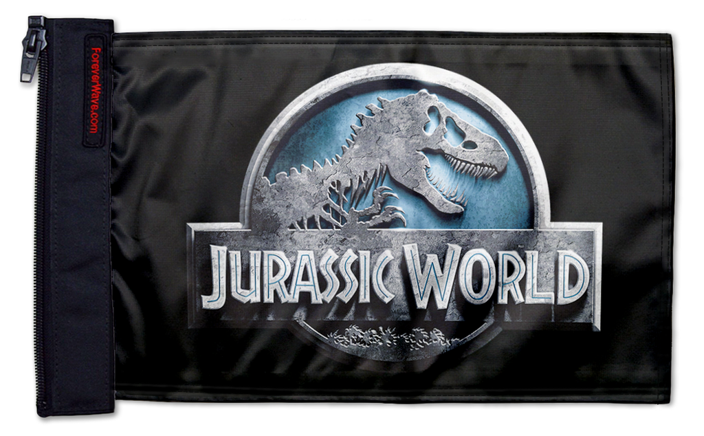 Jurassic World 12"x18" Forever Wave Flag for Jeep Wrangler LJ 2003-2006
