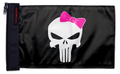 Punisher Pink Ribbon 12"x18" Forever Wave Flag