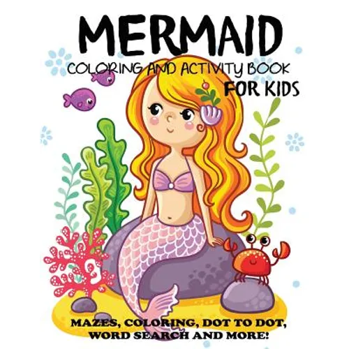 Mermaid Coloring and Activity Book for Kids - Paperback