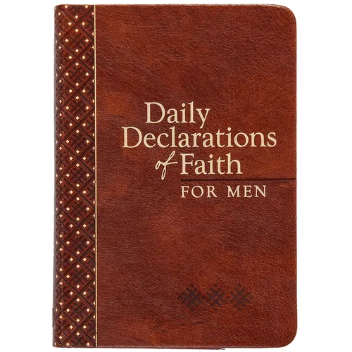 Daily Declarations of Faith for Men - Imitation Leather