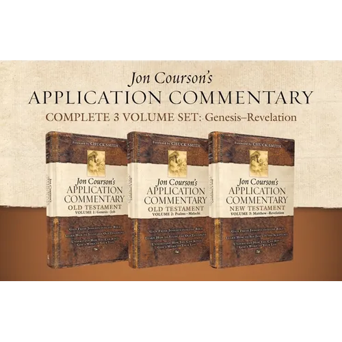 Jon Courson's Application Commentary, Complete 3-Volume Set: Genesis - Revelation - Hardcover