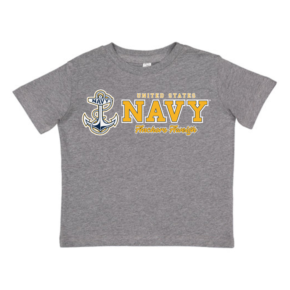 Navy Toddler Full Chest T-Shirt