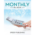 Monthly Bill Book - Paperback