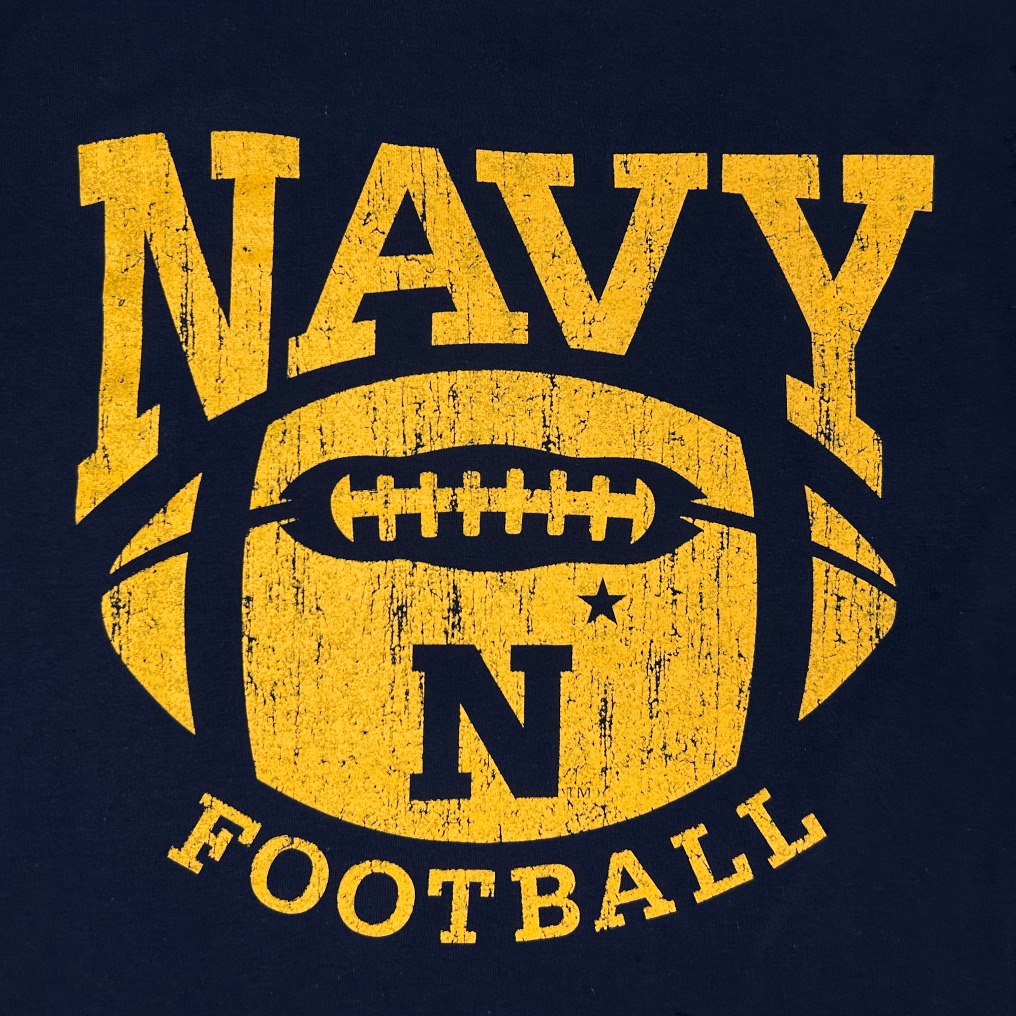 Navy Football Icon T-Shirt (Navy)