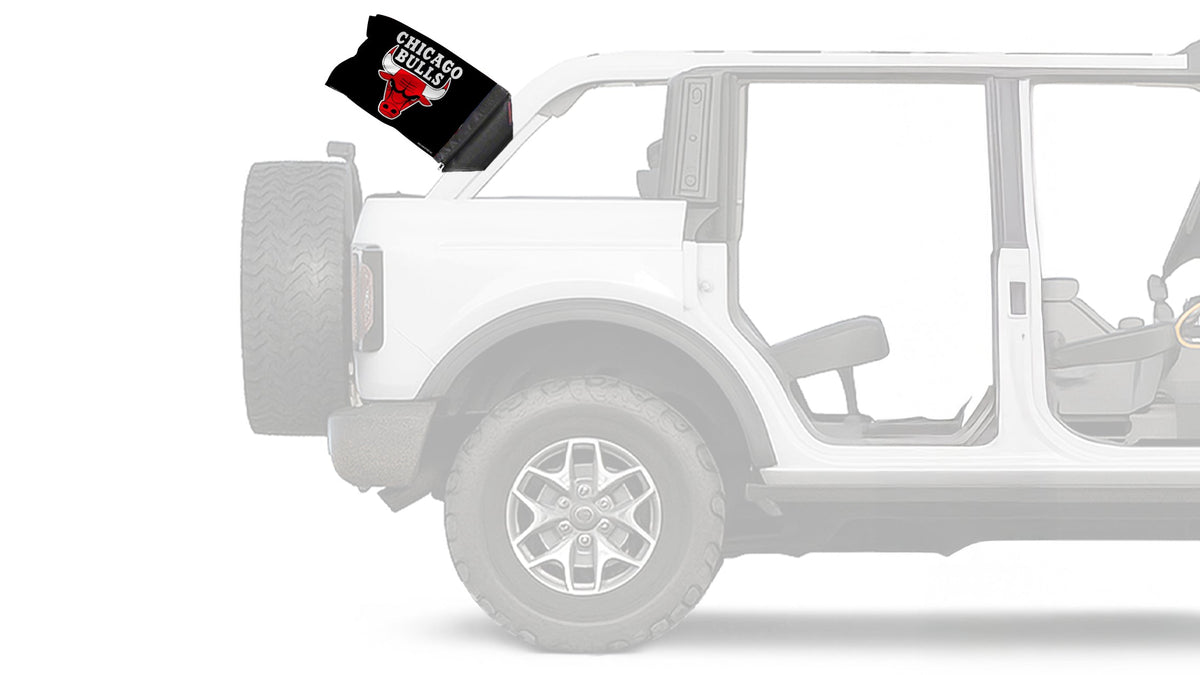 Chicago Bulls 11"x17" Forever Wave Flag for Bronco