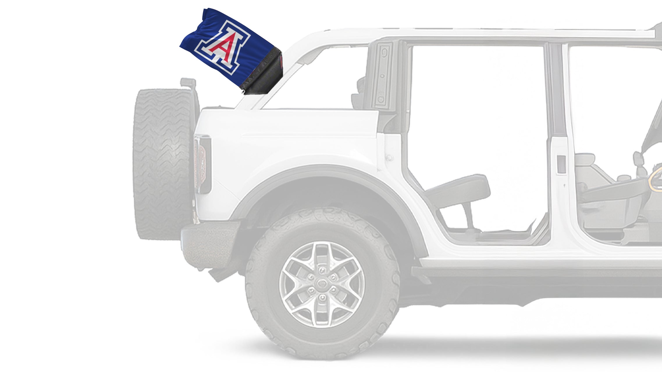 Arizona 11"x17" Forever Wave Flag for Bronco
