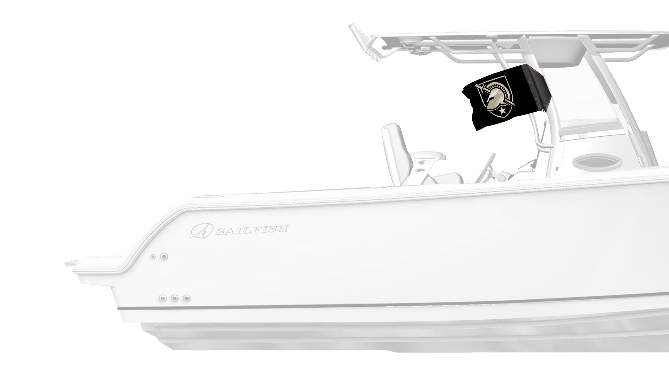 Army Knights 11"x17" Forever Wave Flag for Boats