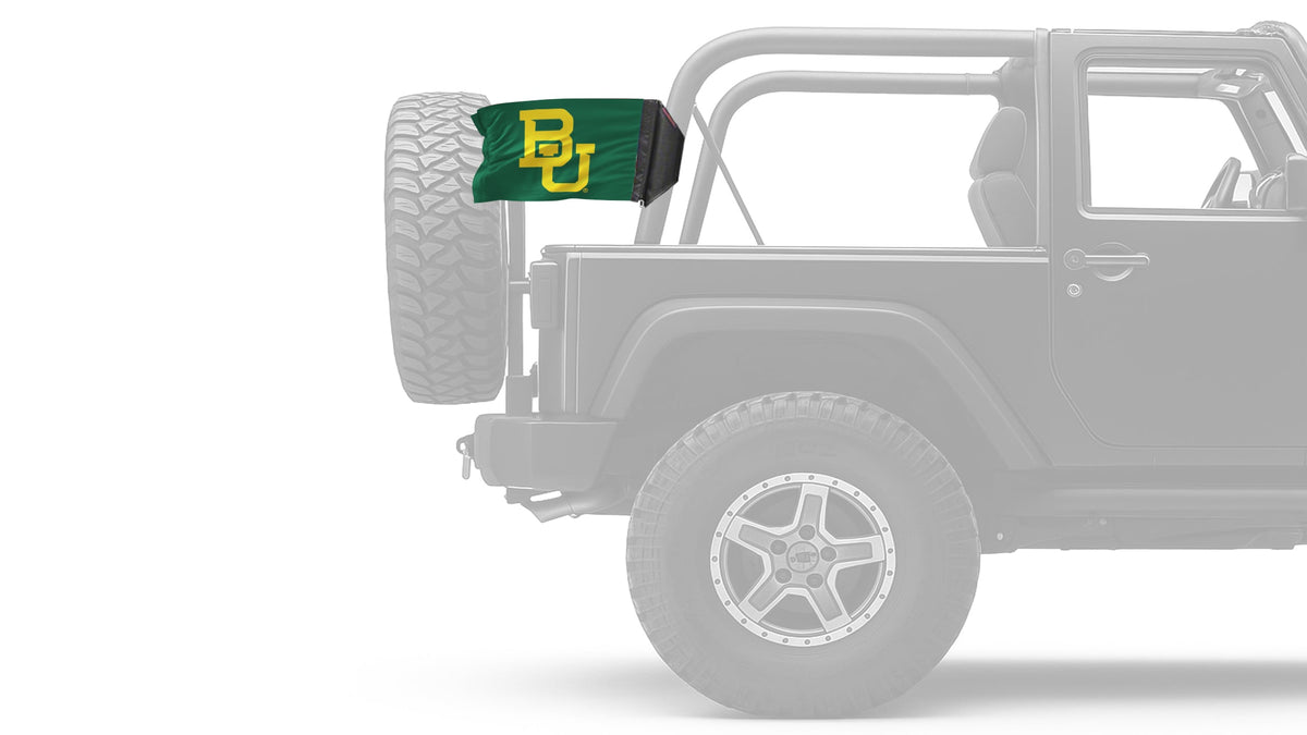 Baylor 11"x17" Forever Wave Flag for Jeep Wrangler JKU 4-Door 2007-2018