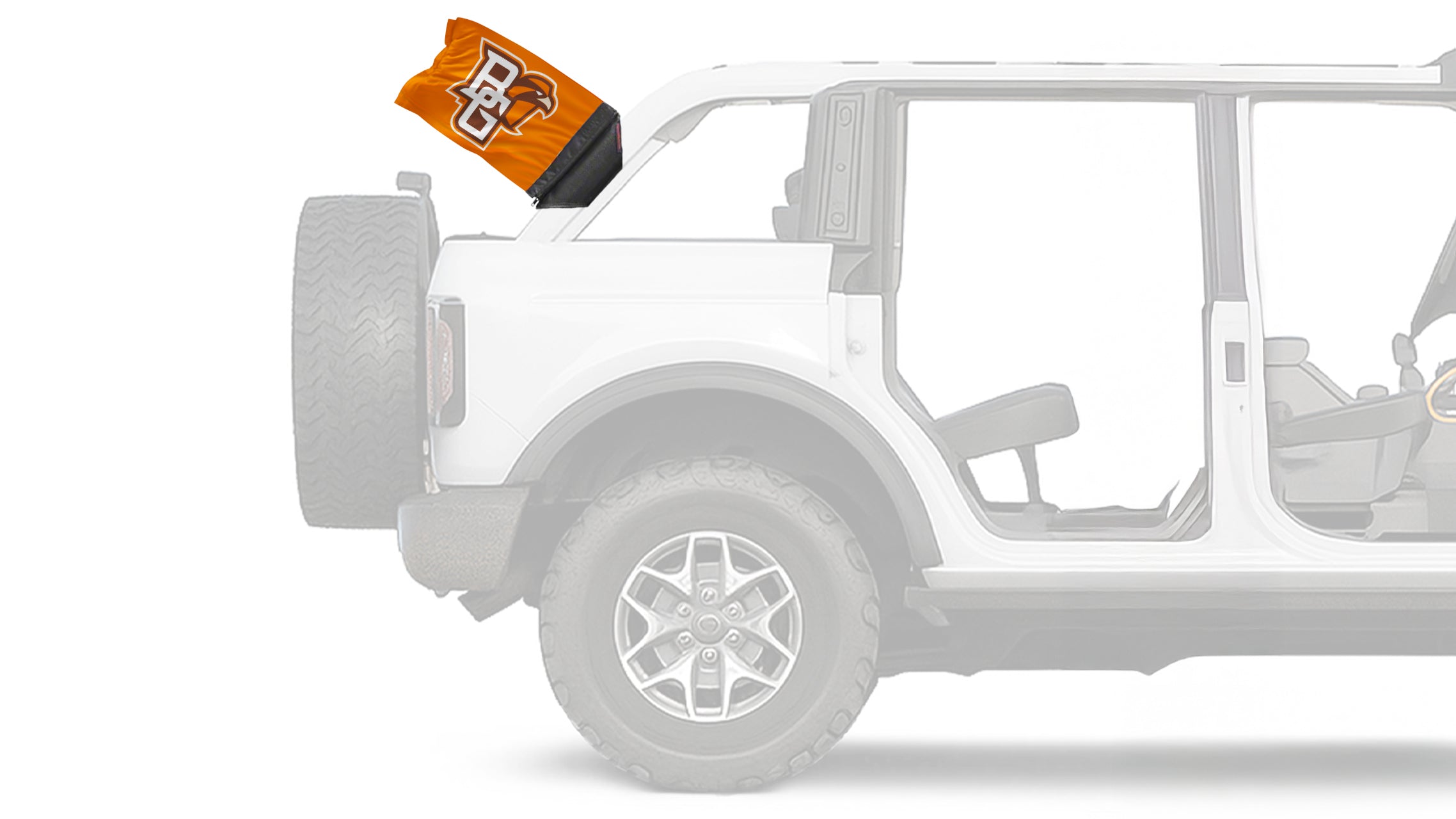 Bowling Green 11"x17" Forever Wave Flag for Bronco