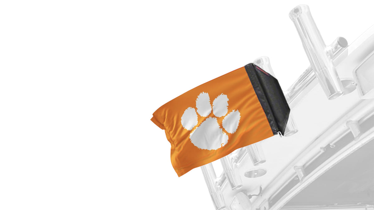 Clemson 11"x17" Forever Wave Flag