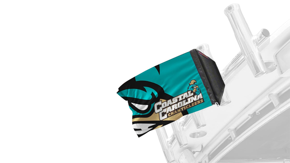 Coastal Carolina 11"x17" Forever Wave Flag for Boats