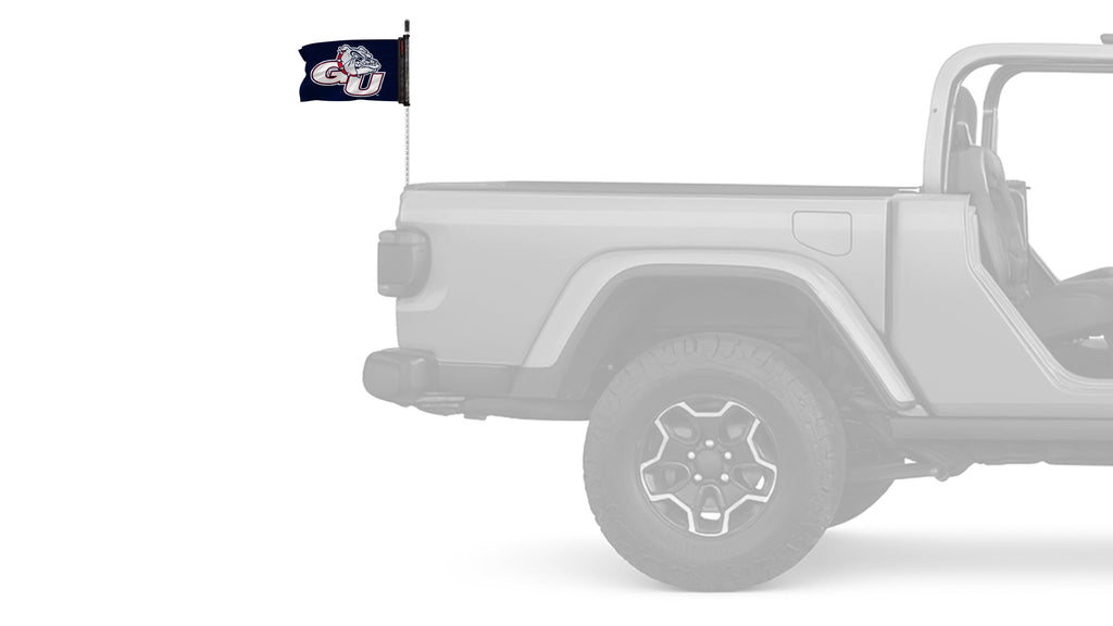 Gonzaga 11"x17" Forever Wave Flag for Jeep Wrangler JK 2-Door 2007-2018