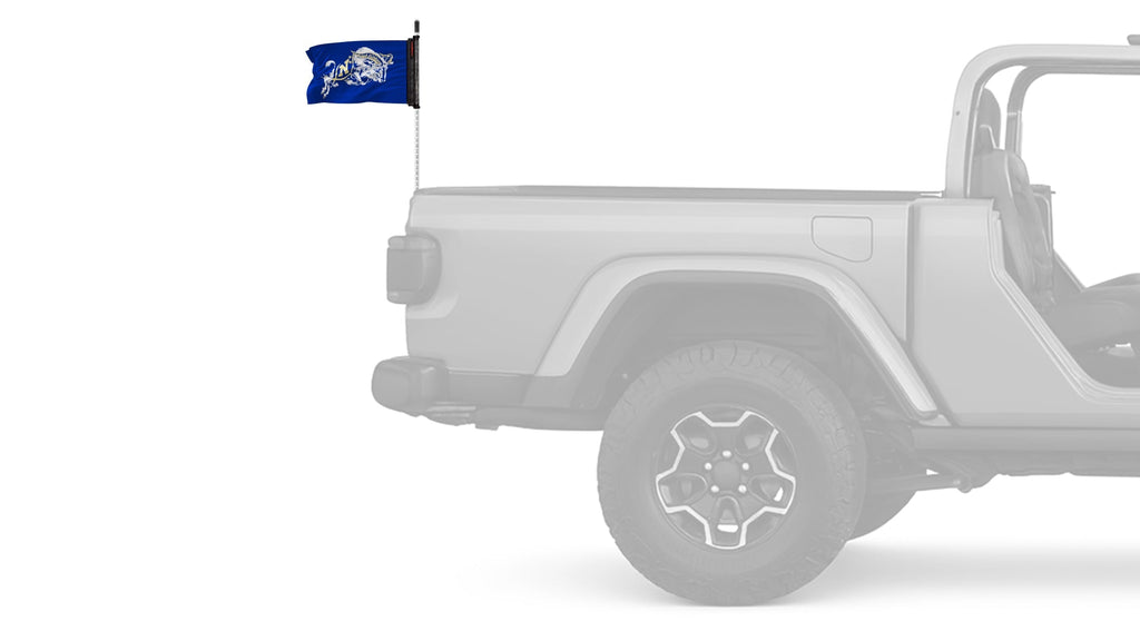 Naval Academy 11"x17" Forever Wave Flag for Jeep Wrangler JKU 4-Door 2007-2018
