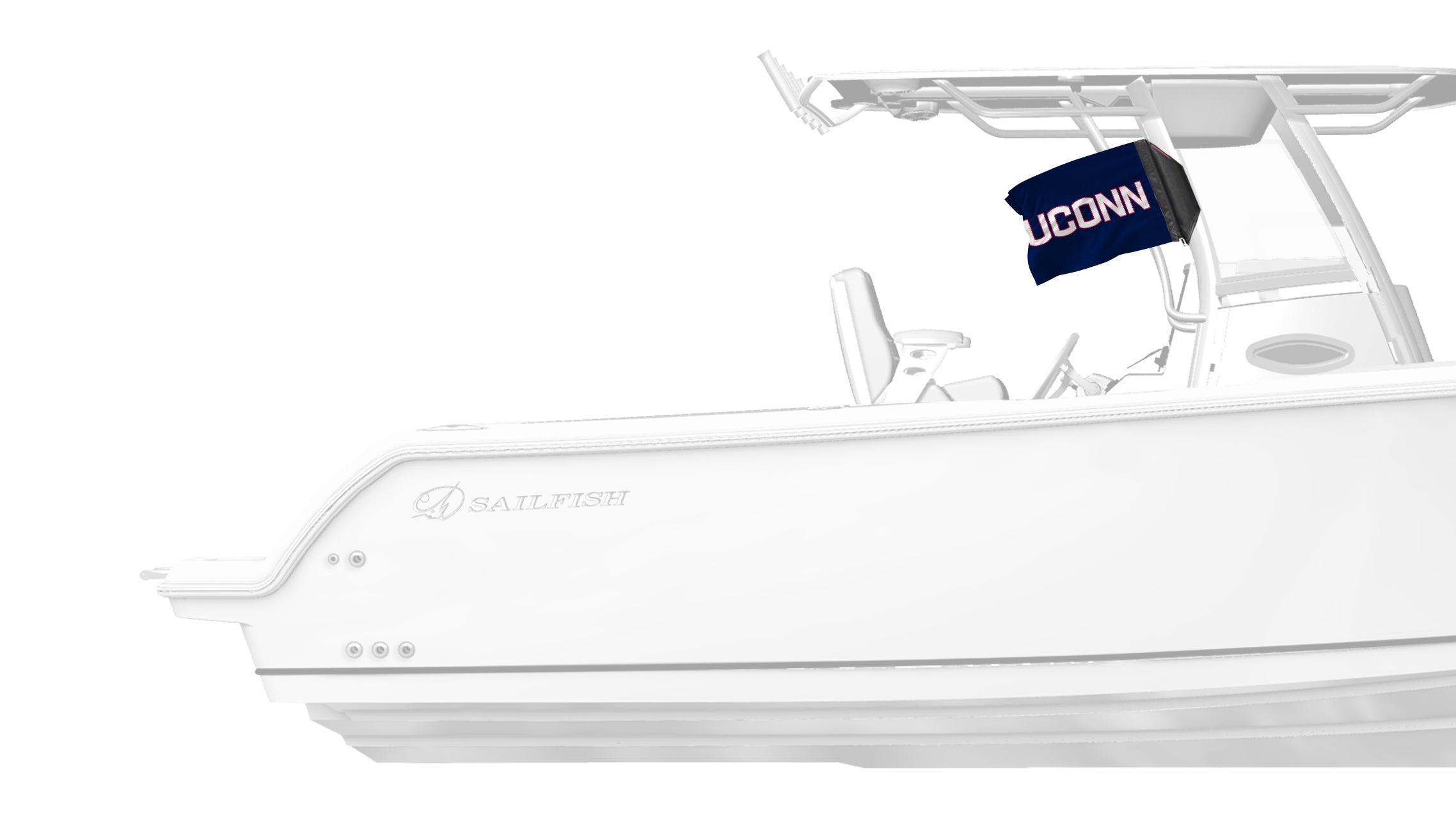 Connecticut UCONN 11"x17" Forever Wave Flag