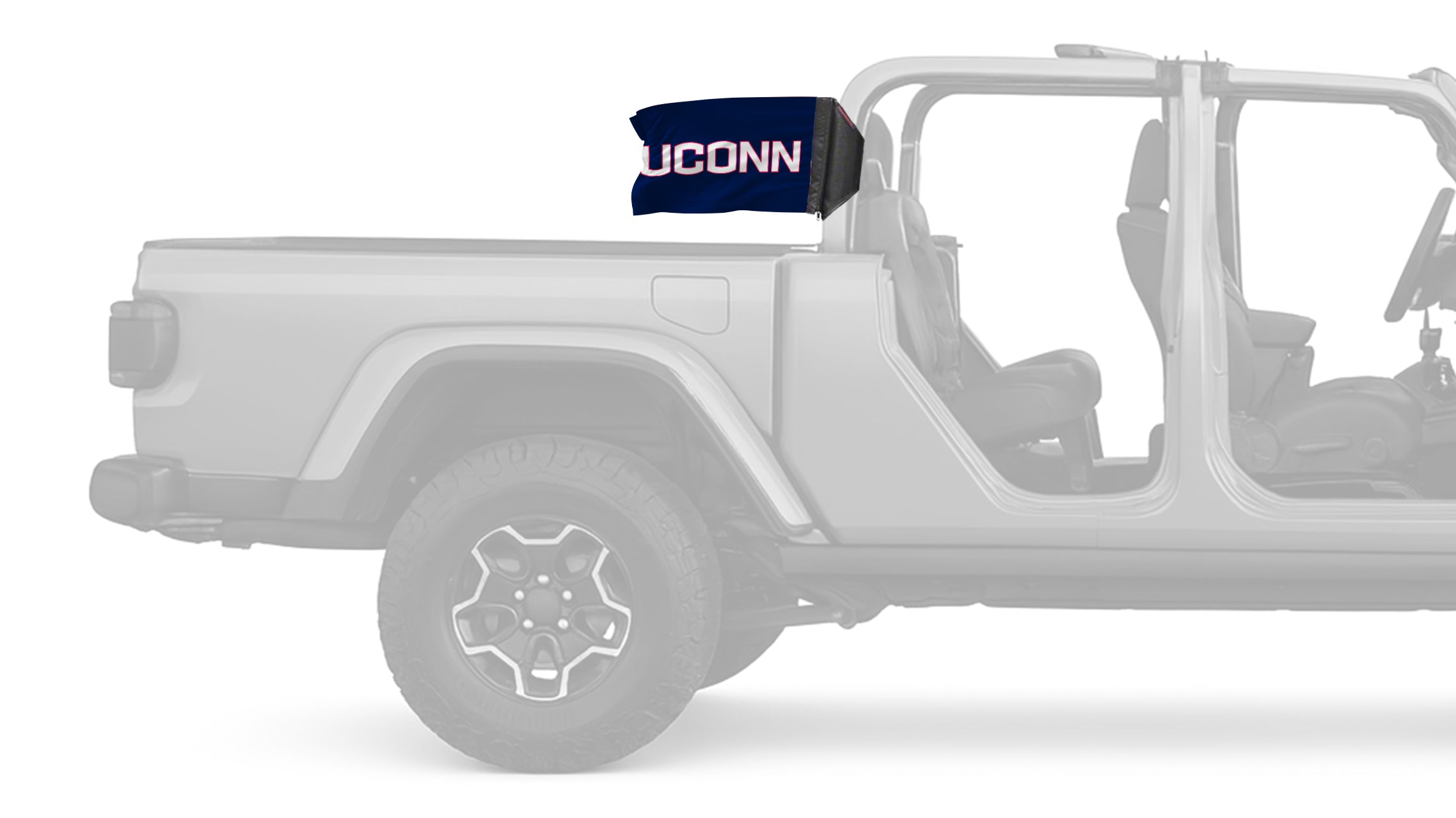 Connecticut UCONN 11"x17" Forever Wave Flag