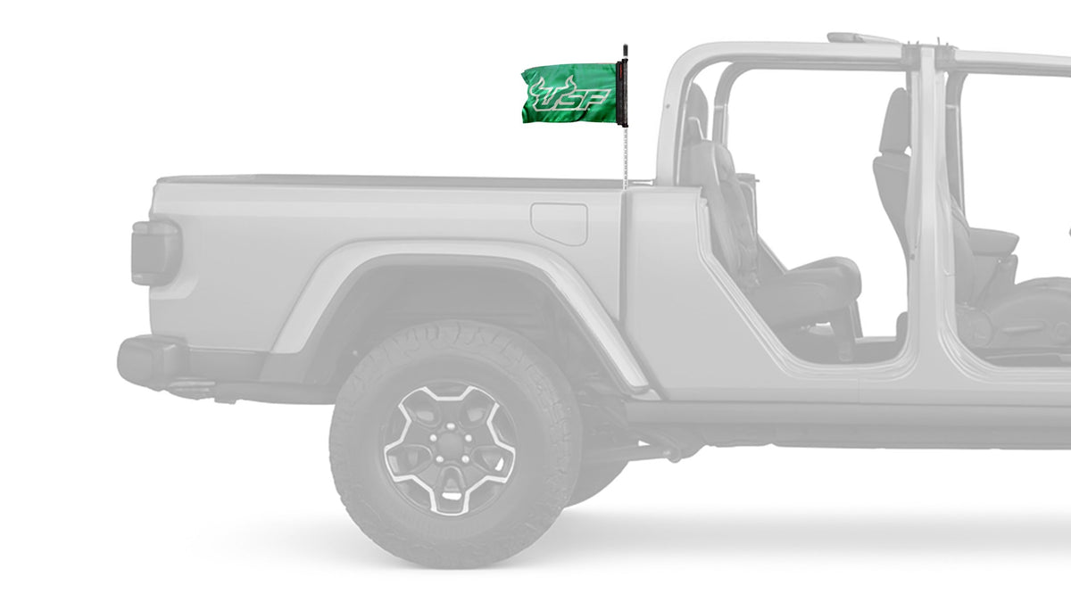 South Florida 11"x17" Forever Wave Flag for Jeep Wrangler LJ 2003-2006