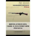 Browning Automatic Rifle, Caliber .30, M1918 Without Bipod: FM 23-20 - Paperback