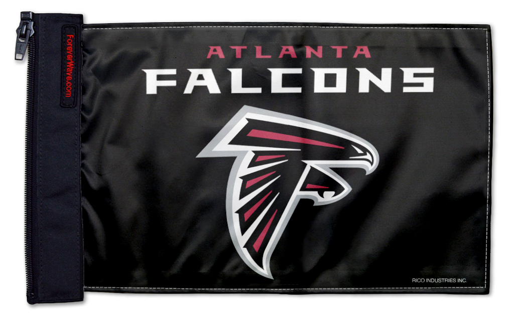 Atlanta Falcons 11"x17" Forever Wave Flag for Jeep Wrangler TJ 1996-2006