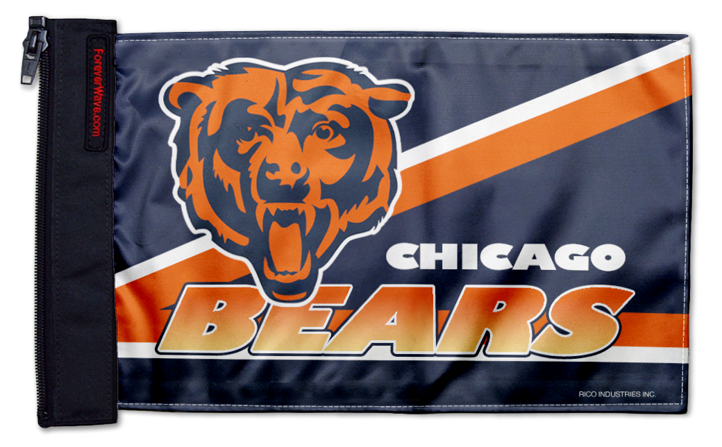 Chicago Bears 11"x17" Forever Wave Flag