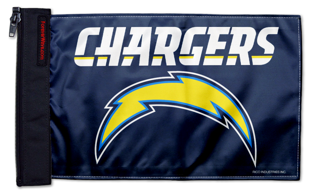 Los Angeles Chargers 11"x17" Forever Wave Flag